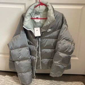 Nike Therma-Fit Loose Fit Jacket Shiny silver XL